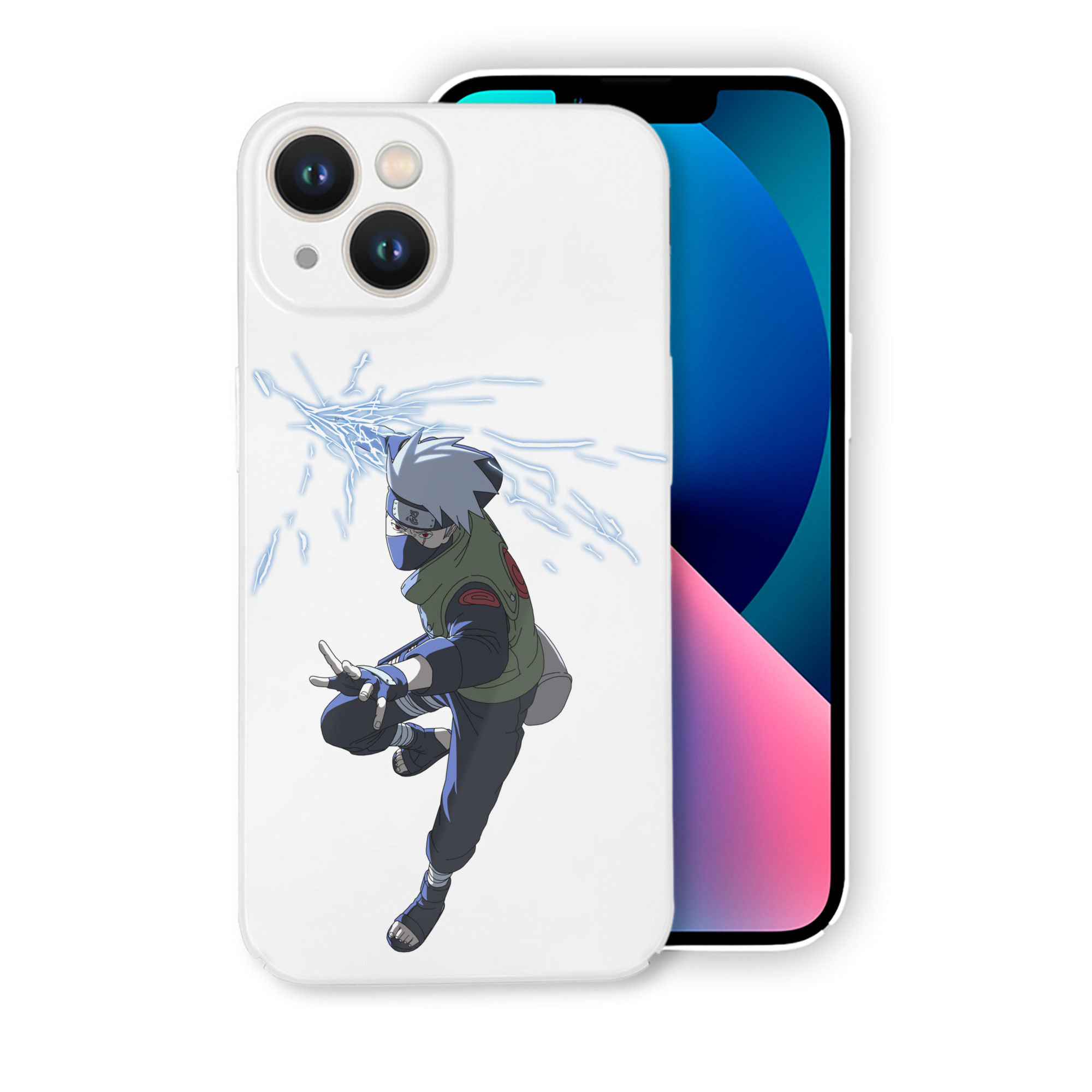 （画像用） NARUTO -ナルト- はたけ カカシ Hatake Kakashi 【iPhone 14シリーズ対応】ハードケース